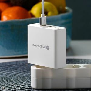 Ładowarka EverActive SC-500Q 3x USB-A 1x USB-C 3 A (SC500Q) 3