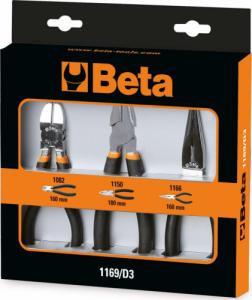 Beta Tools ZESTAW SZCZYPIEC UNIWERS.I TN.CR 3 SZT. 1169/D3 BETA UTENSILI S.P.A. 1