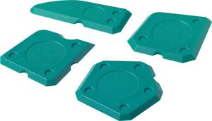 Wolfcraft Zestaw szpachelek do fug 4