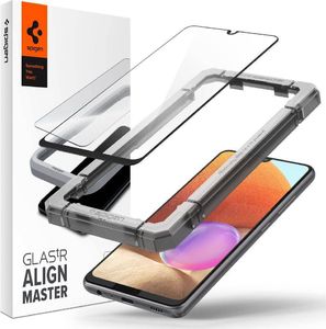 Spigen SZKŁO HARTOWANE SPIGEN ALM GLASS FC GALAXY A32 LTE BLACK 1