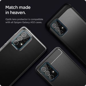 Spigen SZKŁO HARTOWANE SPIGEN OPTIK.TR CAMERA LENS GALAXY A52 LTE/5G BLACK 6