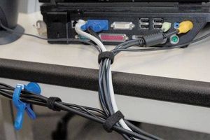 Organizer Wolfcraft Taśma na rzep do organizacji, czarna (WF3286000) 3