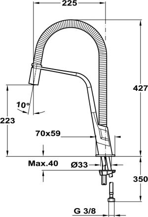Bateria kuchenna Teka IC 939 Icon stojąca chrom (339390200) 3