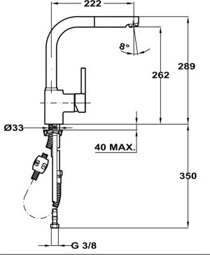 Bateria kuchenna Teka ARK 938 stojąca biała (23938120W) 2