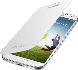 Samsung FUTERAŁ ORYGINALNY SAMSUNG FLIP COVER DO I9505 GALAXY S4 BIAŁY 1