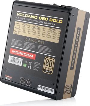 Zasilacz Modecom Volcano Gold 650W (ZAS-MC90-SM-650-ATX-VOLCANO-GOLD) 5