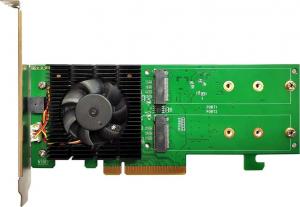 Kontroler Highpoint PCIe 3.0 x8 - 2x M.2 NVMe (SSD7202) 2