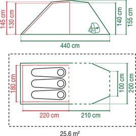 Namiot turystyczny Coleman Chimney Rock Plus (2000032117) 8