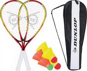 Dunlop Zestaw do Speedmintona Racketball Set Dunlop żólto-czerwone 762091 1