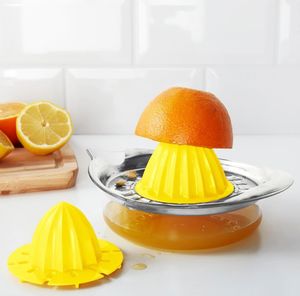 Ikea SPRITTA Wyciskarka do cytrusów, przezroczysty/żółty stal nierdz 3