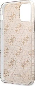 Guess Guess GUHCP12LPCU4GLGO Apple iPhone 12 Pro Max złoty/gold hard case 4G Glitter 7