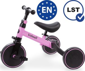Rowerek biegowy Kidwell Rowerek biegowy trójkołowy 3w1 PICO różowy 8