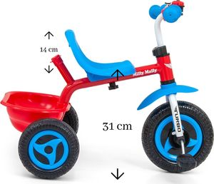 Milly Mally Rowerek Trójkołowy Turbo Cool Czerwony 5