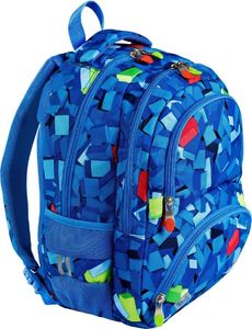 MAJEWSKI Plecak 4-komorowy STRIGHT BP-07 Blocks / Klocki mkmk MAJEWSKI 2