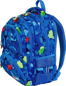 MAJEWSKI Plecak 4-komorowy STRIGHT BP-07 Blocks / Klocki mkmk MAJEWSKI 4