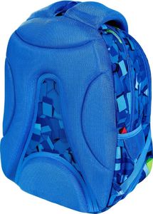 MAJEWSKI Plecak 4-komorowy STRIGHT BP-07 Blocks / Klocki mkmk MAJEWSKI 5