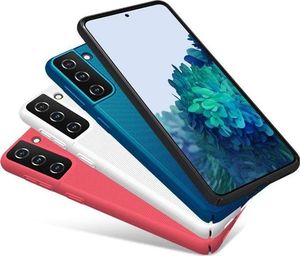 Nillkin Nillkin Etui Frosted Shield Samsung Galaxy S21 czerwone 2