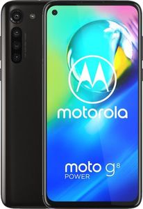 Smartfon Motorola Motorola Moto G8 Power Czarny + Folia Hydrożelowa Rock Space 1