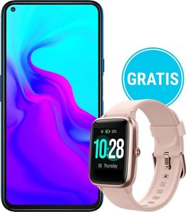 Smartfon Cubot Cubot X30 6/128GB Dual Sim Niebieski + Smartwatch Cubot Różowy 1