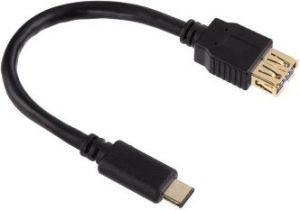 Adapter USB Hama USB-C - USB Czarny  (001357120000) 1