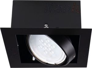 Lampa sufitowa Kanlux Oprawa downlight 25W GU10 220-240V AC IP20 MATEO ES DLP-150-B czarna 32930 1