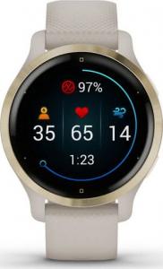Zegarek sportowy Garmin Venu 2S Beżowy  (010-02429-11) 2