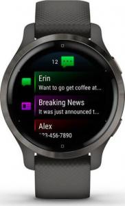 Zegarek sportowy Garmin Venu 2S Grafitowy  (010-02429-10) 4