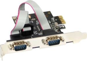 Kontroler InLine PCI x1 - 2x Port szeregowy RS-232 DB9 (76619C) 1