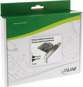 Kontroler InLine PCIe x1 - Port równoległy LPT + 2x RS-232 (76624C) 4