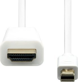 Kabel ProXtend DisplayPort Mini - HDMI 2m biały (MDP-HDMI-002W) 1