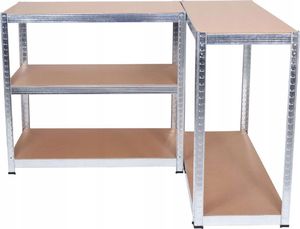 Topeshop REGAŁ MAGAZYNOWY METALOWY G9030 MDF 175KG 7