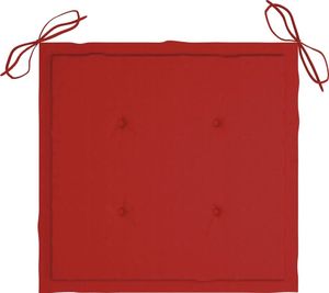 vidaXL Krzesła ogrodowe z poduszkami, 2 szt., lite drewno tekowe (3062922) 8