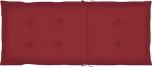 vidaXL Poduszki na krzesła ogrodowe, 6 szt. kolor wina 120x50x4 cm (314115) 2