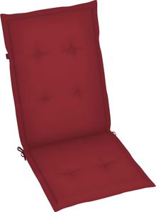 vidaXL Poduszki na krzesła ogrodowe, 6 szt. kolor wina 120x50x4 cm (314115) 3