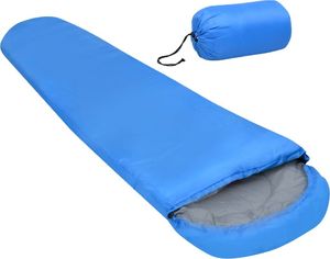vidaXL Lekkie śpiwory, 2 szt., niebieskie, 15, 850 g (92605) 2