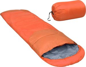 vidaXL Lekkie śpiwory, 2 szt., pomarańczowe, 15, 850 g (92607) 2