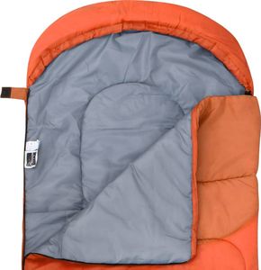 vidaXL Lekkie śpiwory, 2 szt., pomarańczowe, 15, 850 g (92607) 6