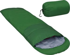 vidaXL Lekkie śpiwory, 2 szt., zielone, 15, 850 g (92609) 2