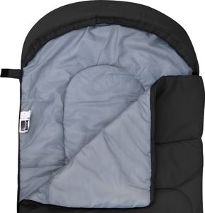 vidaXL Lekki śpiwór, czarny, 15, 850 g (92610) 5