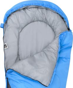 vidaXL Śpiwór niebieski, 5, 1400 g (92614) 5