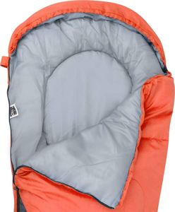 vidaXL Śpiwór pomarańczowy, 5, 1400 g (92615) 5