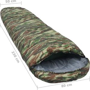 vidaXL Śpiwór moro, 5, 1400 g (92618) 7