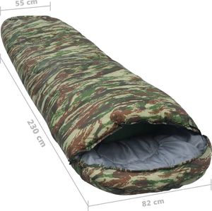 vidaXL Śpiwór moro, -5, 2000 g (92623) 7