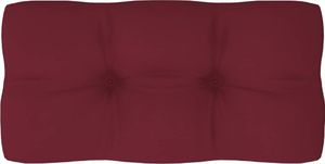 vidaXL Poduszka na sofę z palet, czerwień winna 80x40x12cm (315240) 1