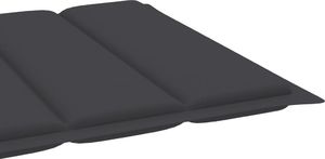 vidaXL Poduszka na leżak, antracytowa, 200x50x4cm tkanina (314188) 4