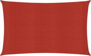 vidaXL Żagiel przeciwsłoneczny, 160 g/m, czerwony, 2x4 m, HDPE 1