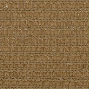 vidaXL Żagiel przeciwsłoneczny, 160 g/m, taupe, 3,5x3,5x4,9m, HDPE 2