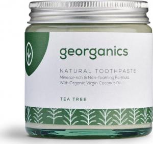 Georganics Georganics, Mineralna pasta do zębów w słoiku Tea Tree, 60ml 1