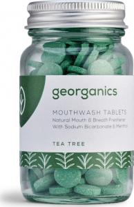 Georganics Naturalne tabletki do płukania jamy ustnej, Tea Tree, 180 tabletek 1