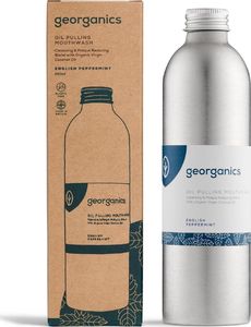 Georganics Olej do płukania ust, English Peppermint, 275 ml 2